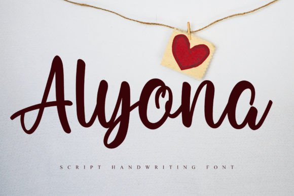 Alyona Font: A Stylish Script Typeface for Dainty Branding
