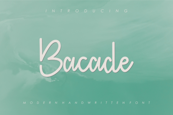 Bacade Font: A Handwritten Typeface for Clearer Campaign Messaging
