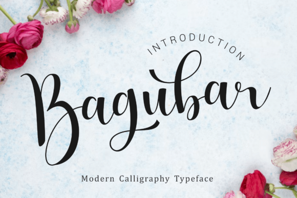 Bagubar: A Bold Script Font for Digital Branding