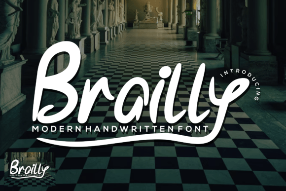 Brailly: A Script Font That Speaks Before You Write