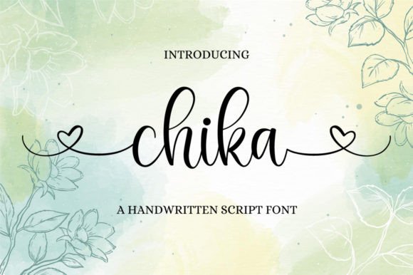 Chika: The Elegant Handwritten Font for Crafters and Sellers