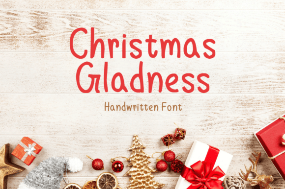 Christmas Gladness: A Sweet and Friendly Handwritten Font Review
