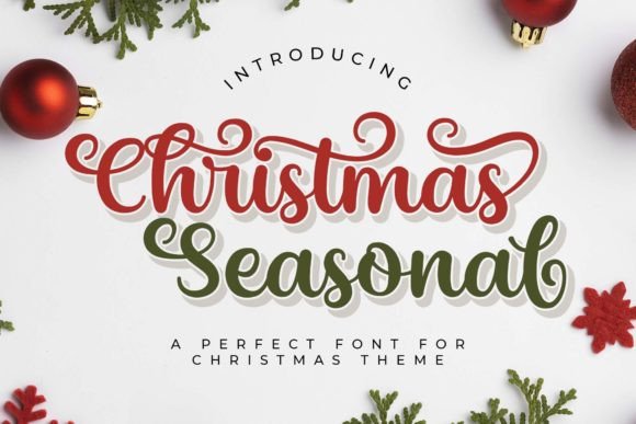 Christmas Seasonal: The Elegant Font for Holiday Branding