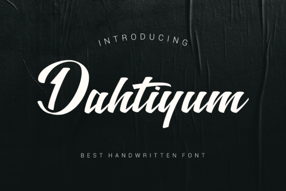 Dahtiyum: A Font for Creating a Better Reading Experience