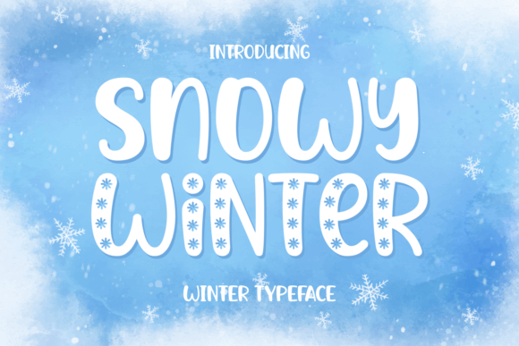 Discovering Snowy Winter: A Charming Handwritten Font