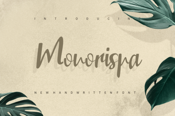 Enhance Your Brand with Monorispa: A Premium Handwritten Font