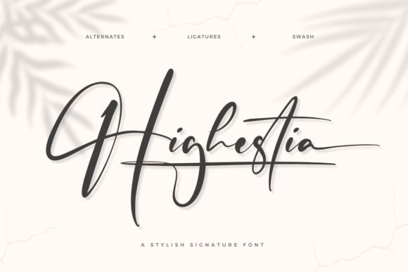 Enhancing Campaigns with Highestia: A Stylish Script Font