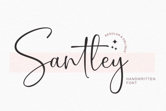 Enhancing Web Design with Santley: A Modern Calligraphic Font
