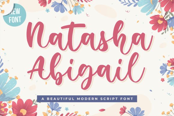 Explore Natasha Abigail: A Charming Script Font for Creative Projects