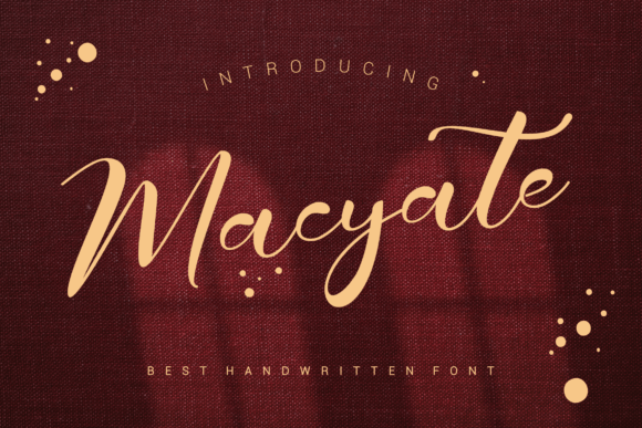 How the Macyate Handwritten Font Helped My Business Look Polished
