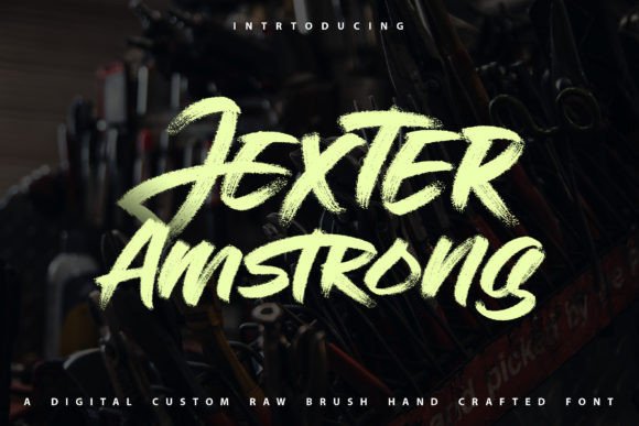 Jexters Amstrong: The Modern Handwritten Font for Creative Makers