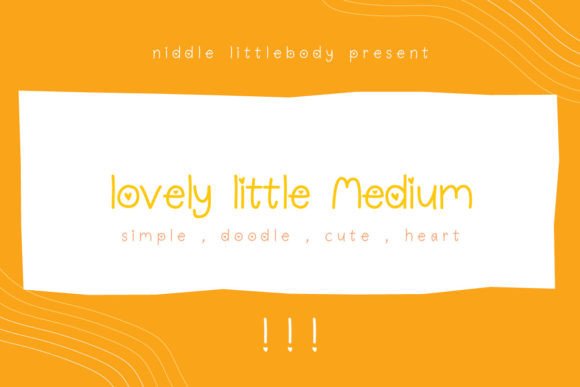 Lovely Little: A Playful Font That Adds Cute Charm