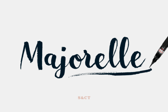 Majorelle: A Modern Brush Font for Editorial Personality