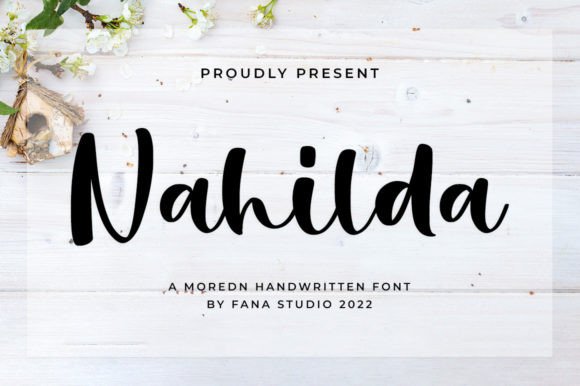Nahilda: The Magical Script Font I Keep Reaching For