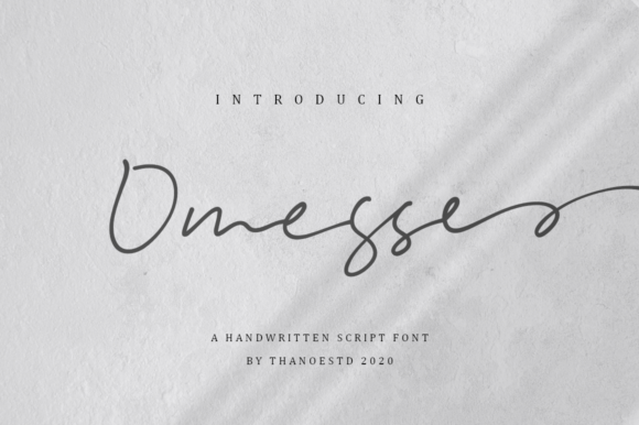 Omesse: An Enchanting Font for Small Business Branding