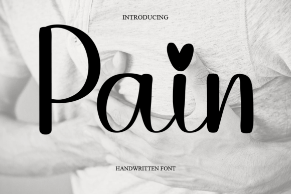 Pain: A Handwritten Font That Brings Elegance to Your Digital Layouts