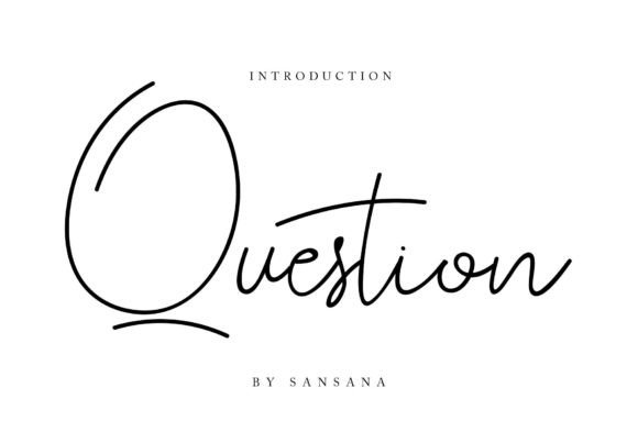 Question Font: Elegant Typography for Modern Marketing