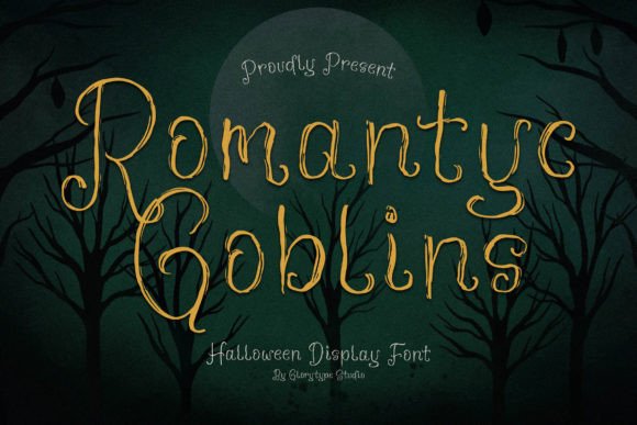 Romantyc Goblins: A Charming Script Font for Web Design