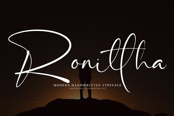 Ronittha: A Handwritten Font for Campaigns That Spark