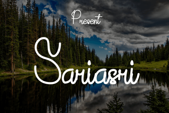 Sariasri: The Elegant Script Font for Creative Hands
