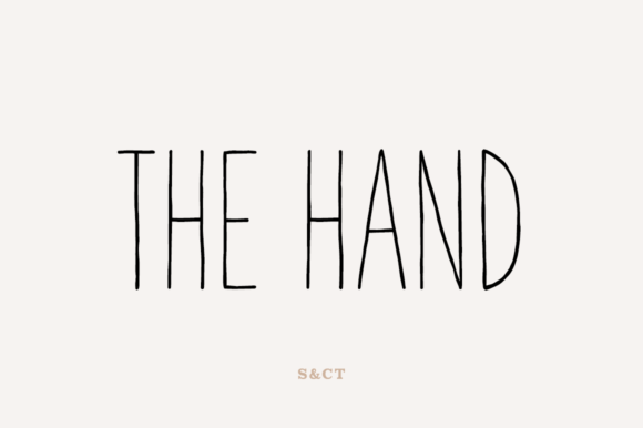 The Hand: A Font for More Human Reading Experiences