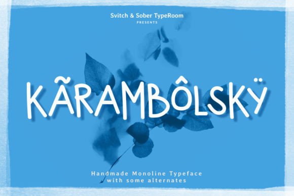 The Karambolsky Font: Your Secret Weapon for Crafted Goods