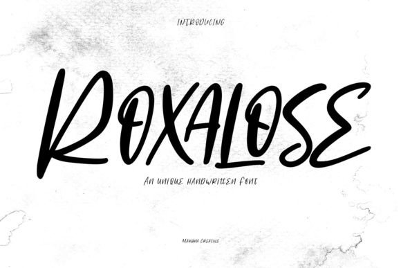 Using Roxalose Font to Bring Personality to Your Brand