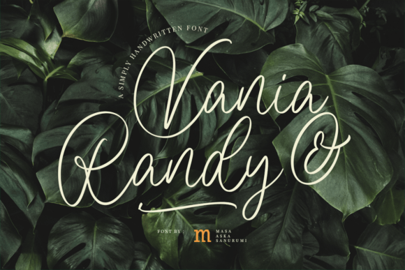 Vania and Randy: A Script Font for Consistent Branding